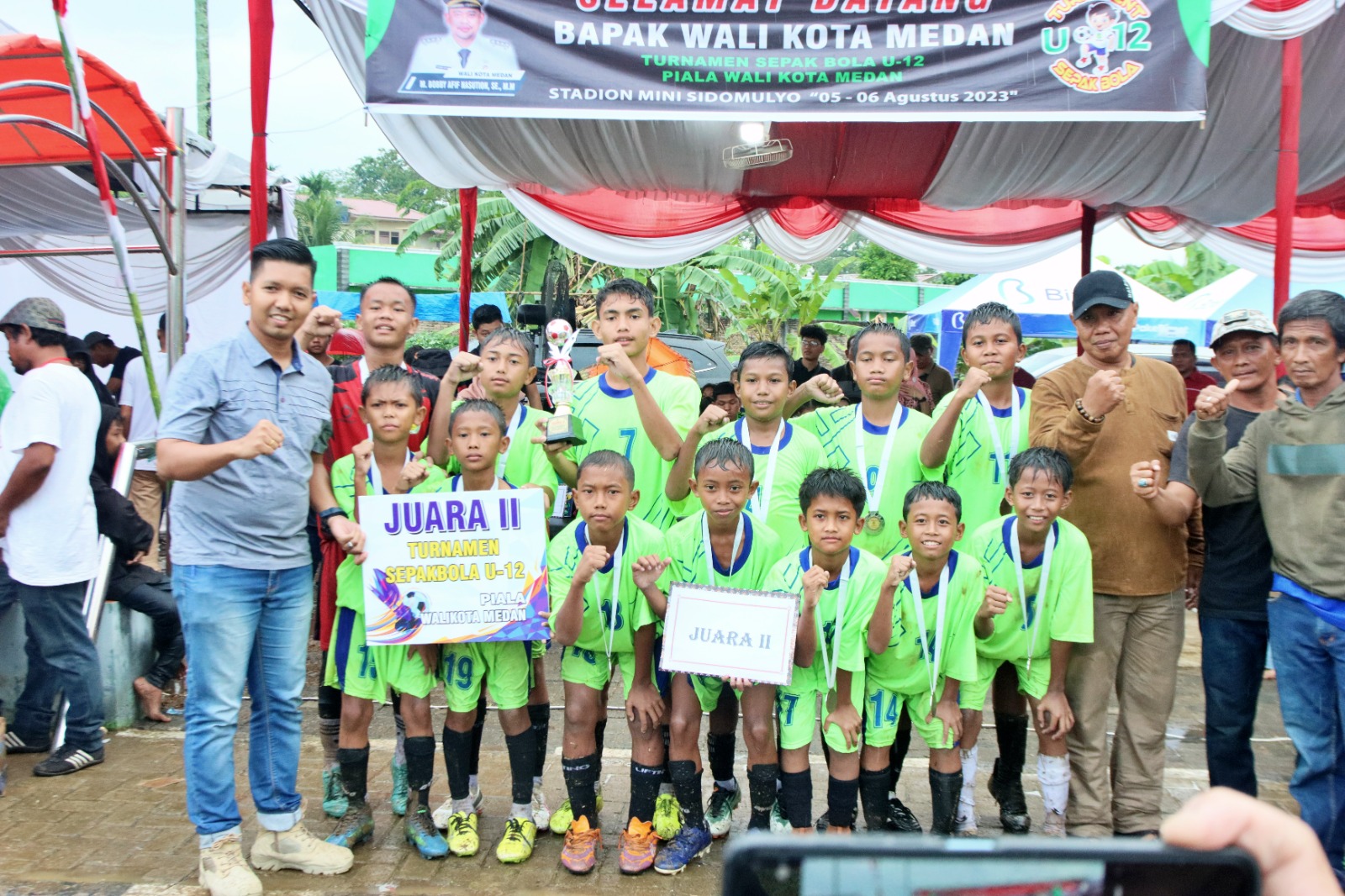 SSB Satria Taruna Dari Tebing TInggi Raih Juara 1 Dalam Turnamen Sepak Bola U-12 Piala Walikota Medan